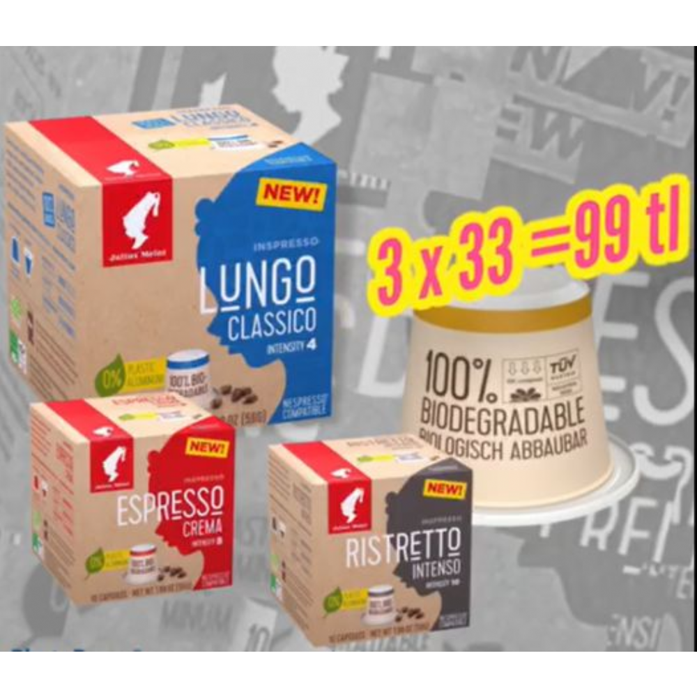 AVANTAJLI FİYAT Julius Meinl Kapsül Kahve Ristretto Lungo